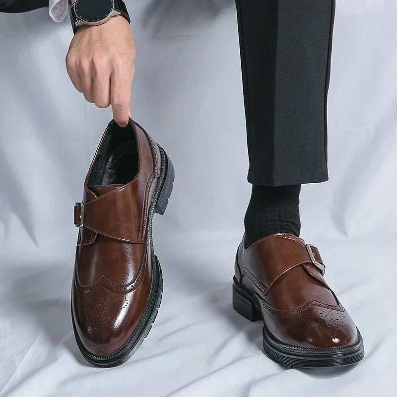 Authentic Brown Leather Formal Shoes