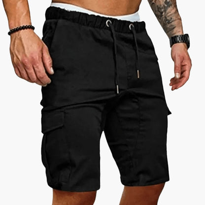 Men's Loose Fit Cargo Shorts Multiple Pockets