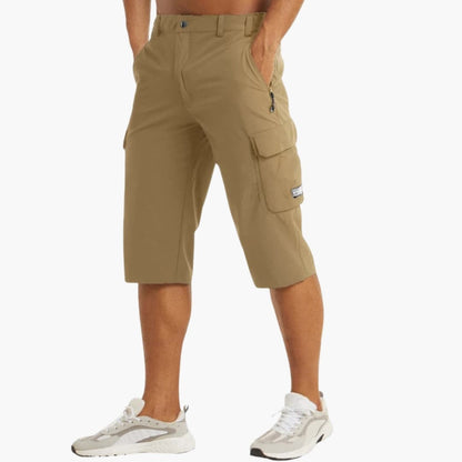 Men's Cargo Shorts Stretch Zipper Pockets