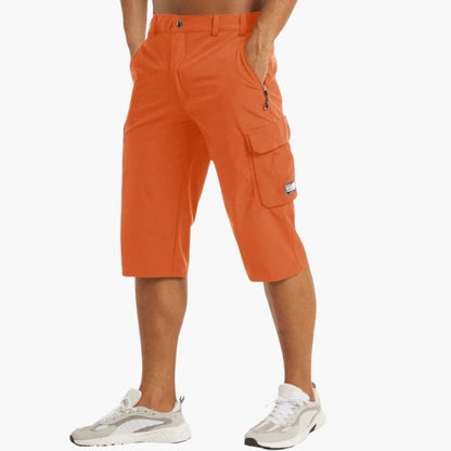 Men's Cargo Shorts Stretch Zipper Pockets