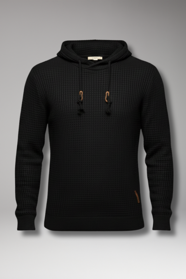 Men's Long Sleeve Hooded Sweatshirt - VibreMode