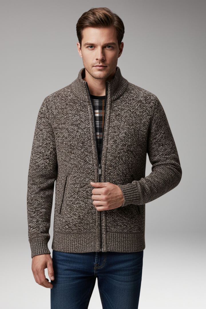 Men's Zip Jacket Interior Patterned