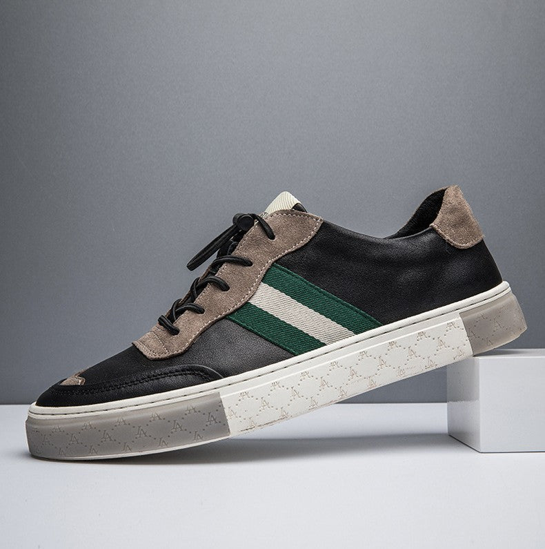 Men's Leather Sneakers Comfortable Everyday Walking Shoes