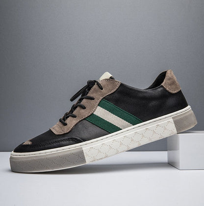Men's Leather Sneakers Comfortable Everyday Walking Shoes