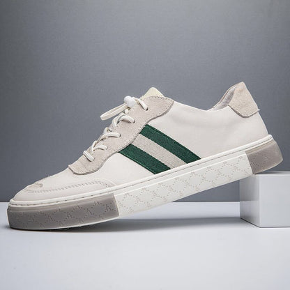 Men's Leather Sneakers Comfortable Everyday Walking Shoes