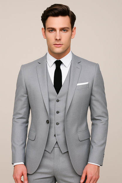 Men's Single Breasted 3-Piece Suit
