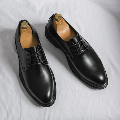 Men's Lace-Up Oxford Leather Dress Shoes