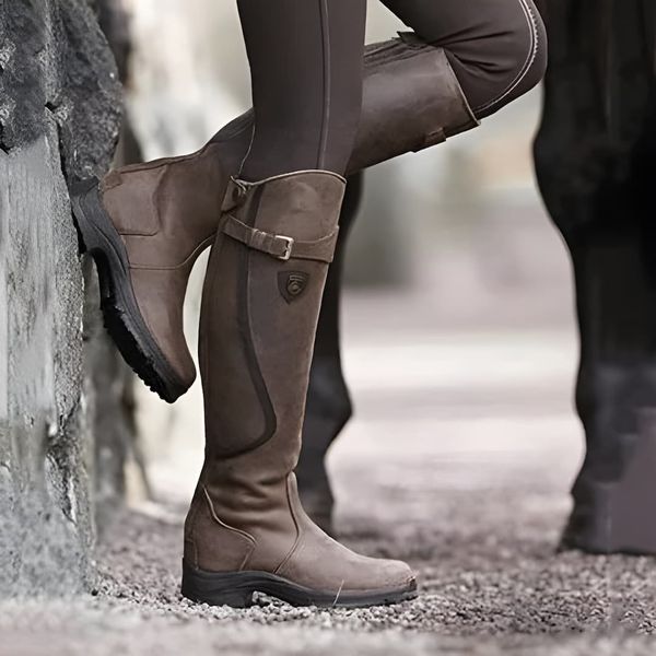 Women's Mid Tube Knight Boots Comfortable - VibreMode