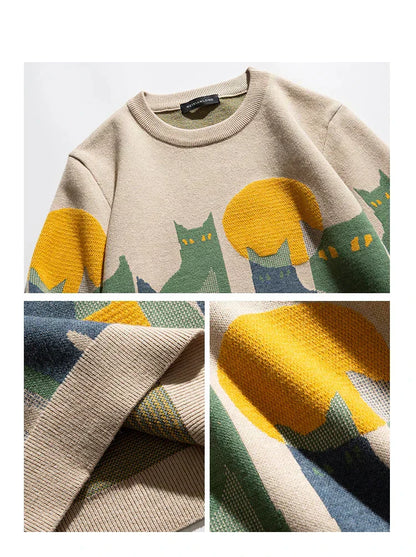 Felix Moonlight Kitty Pullover Sweater