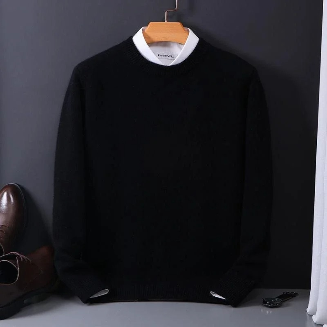 Men's Long Sleeve Pullover Sweater - VibreMode
