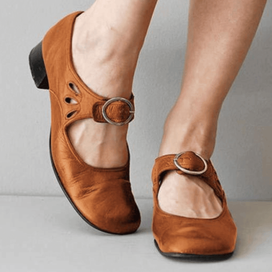 Comfortable Synthetic Leather Summer Sandals - VibreMode