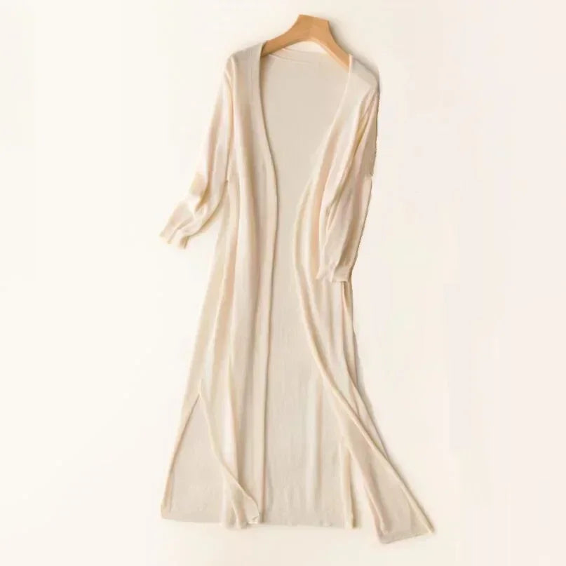 Women's Open Front Cardigan Breathable Lightweight