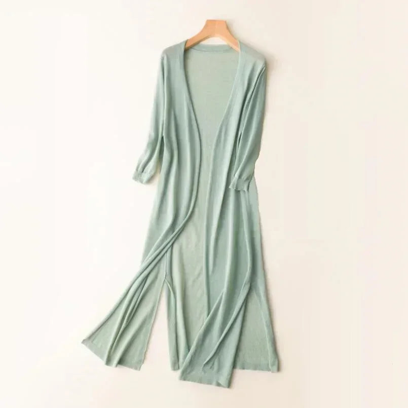 Women's Open Front Cardigan Breathable Lightweight