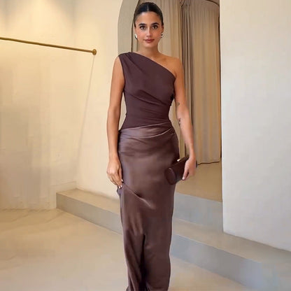 Women's Maxi Dress Flowing Skirt - VibreMode