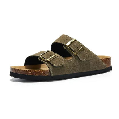 Non-Slip Cork Slippers for Women – Comfortable & Stylish