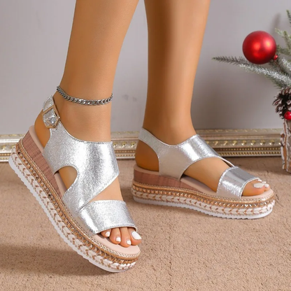 Women's Platform Open-Toe Sandals - VibreMode