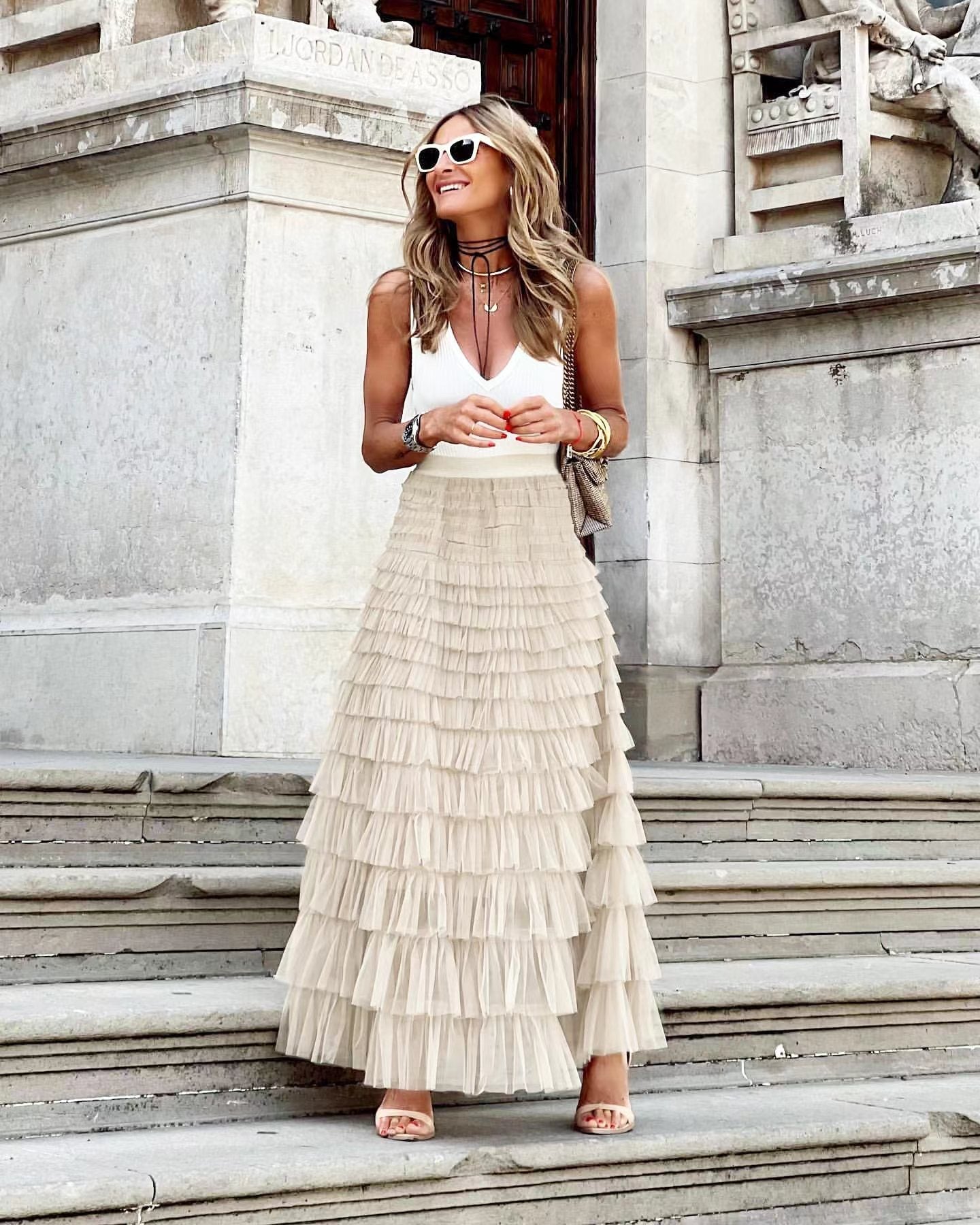 Women's Autumn Tulle Skirt
