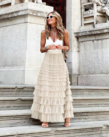 Women's Autumn Tulle Skirt