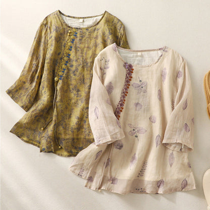 Women's Button Front Blouse