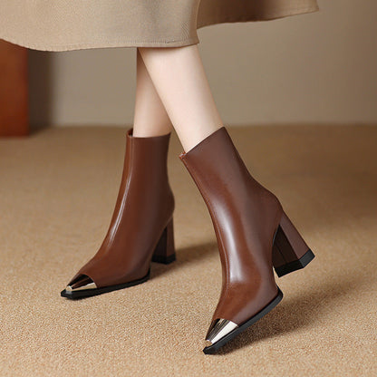Women's Ankle Boots Toe Cap - VibreMode