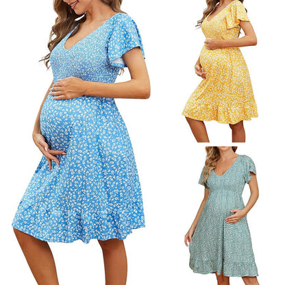 Women's Maternity Empire Waist Dress