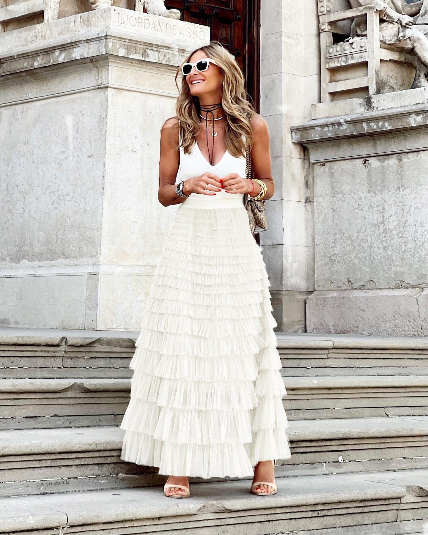 Women's Autumn Tulle Skirt - VibreMode