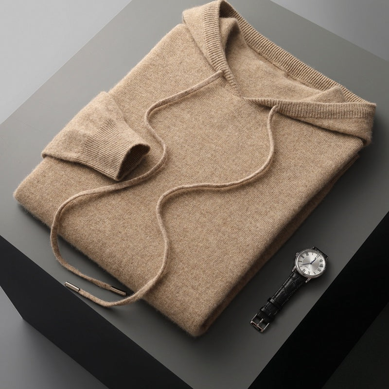 Wool Knit Hoodie - VibreMode