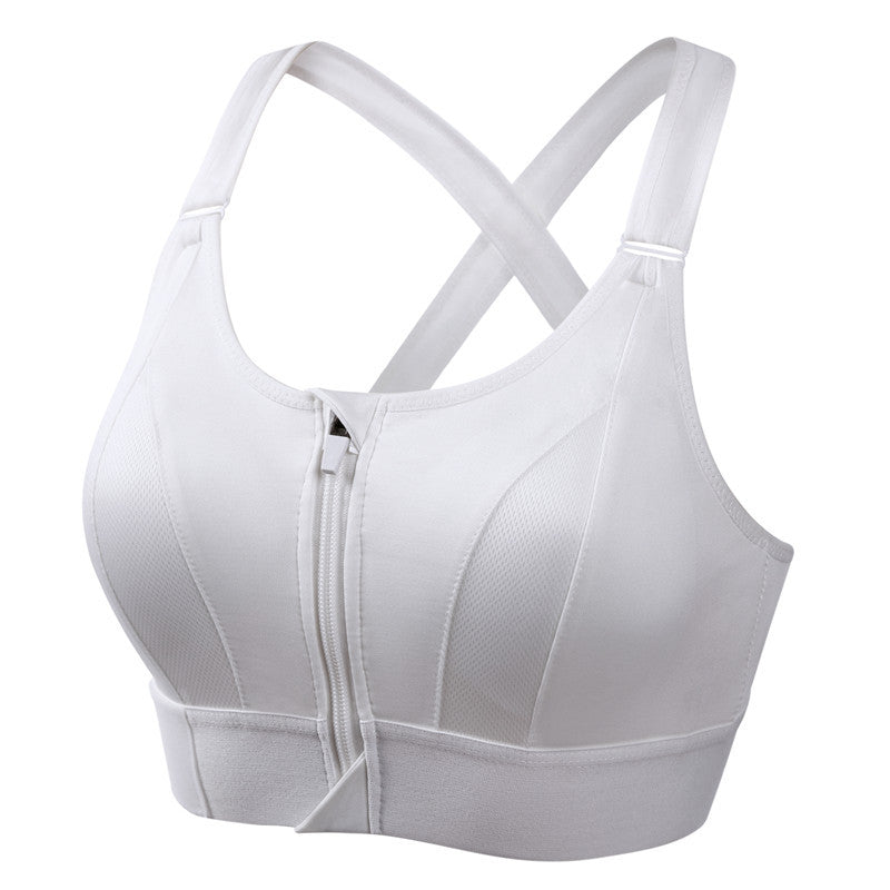 Women's Comfort Bra Zip-Front Supportive