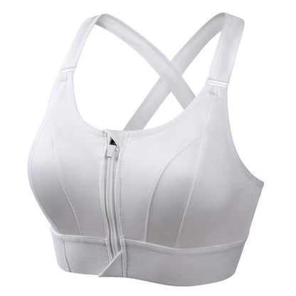 Women's Comfort Bra Zip-Front Supportive