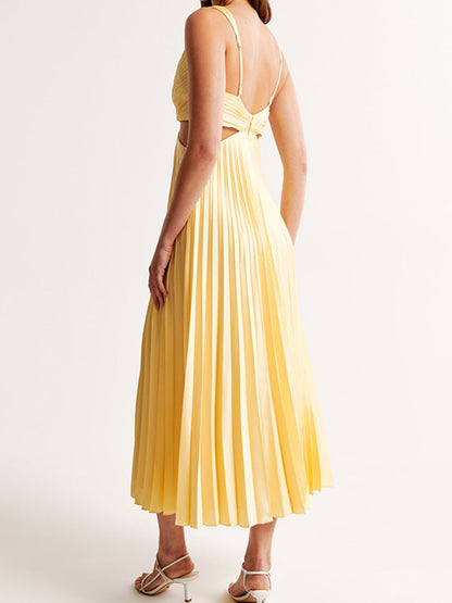 Women's V-Neck Maxi Evening Dress