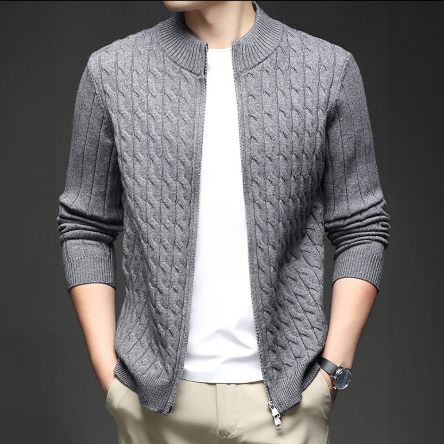 Ashford Wool Knit Cardigan - Jack Hafford