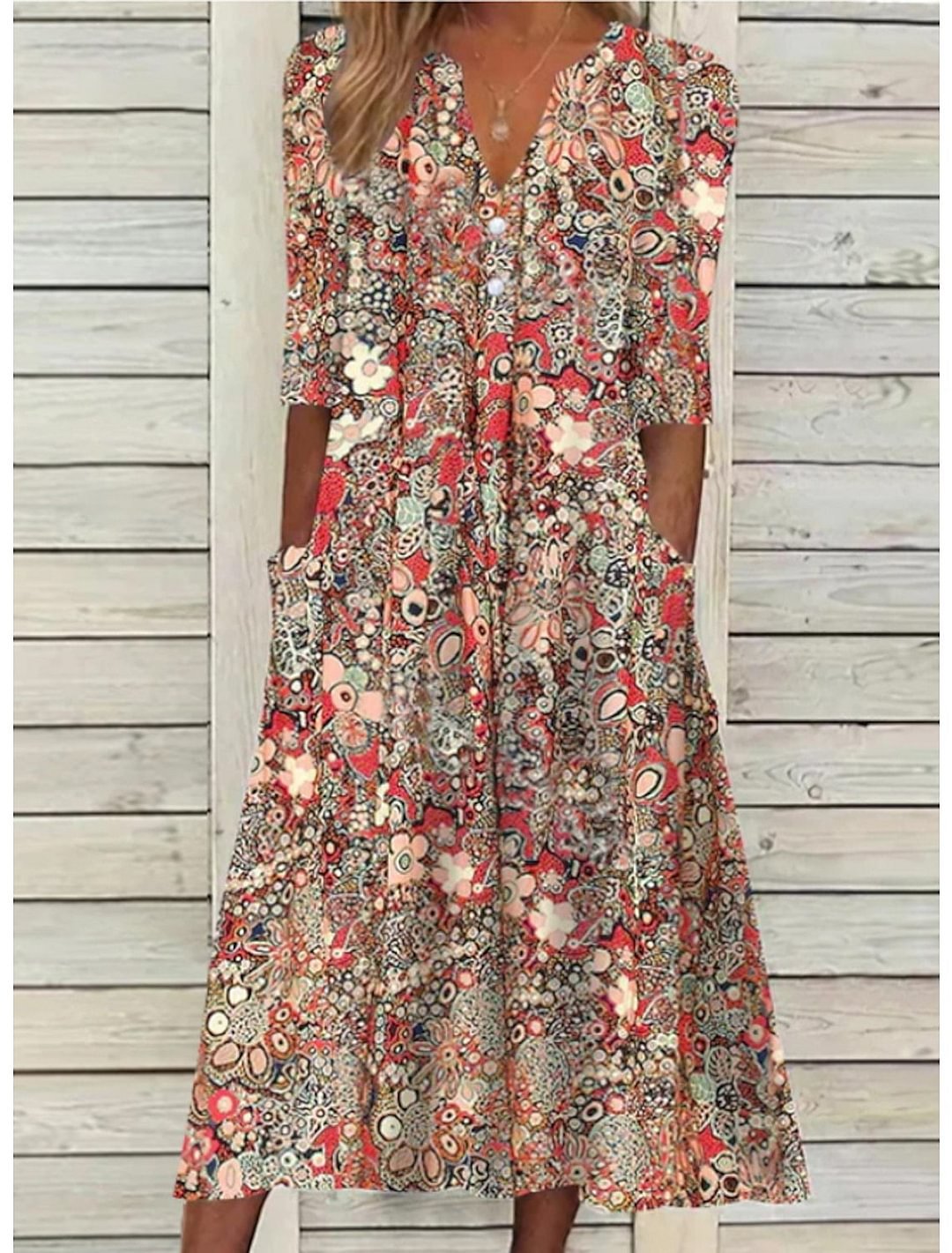 Women's Summer Dress Belly Cover - VibreMode