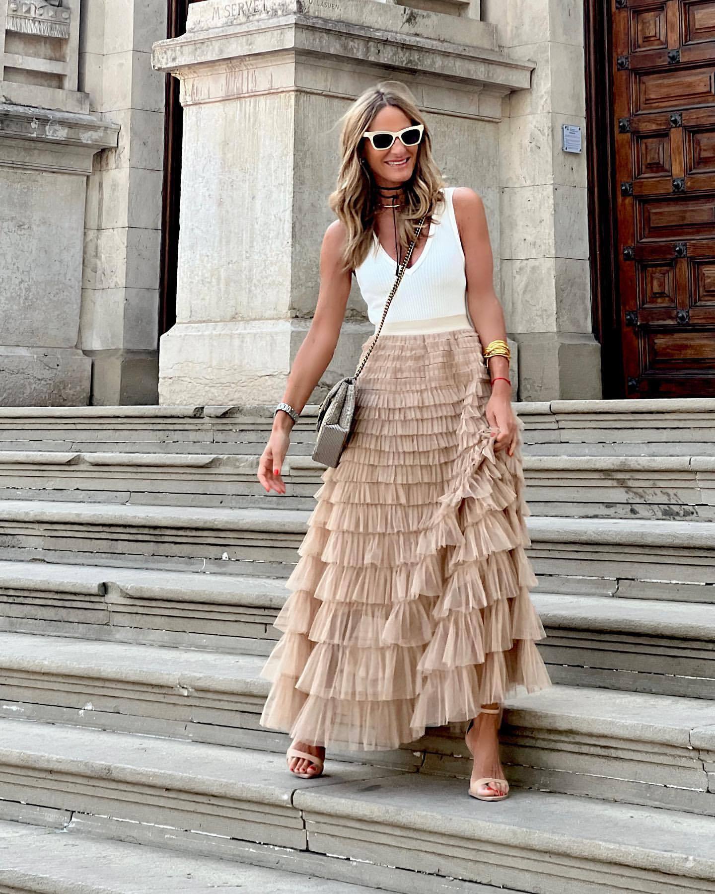 Women's Autumn Tulle Skirt