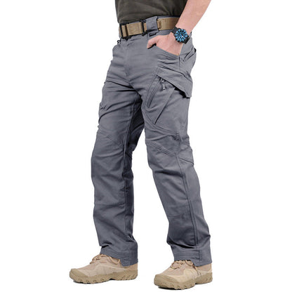 Men's Straight Leg Cargo Pants Multi Pocket