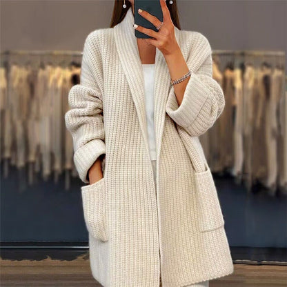 Women's Long Sleeve Cardigan Casual Comfortable - VibreMode