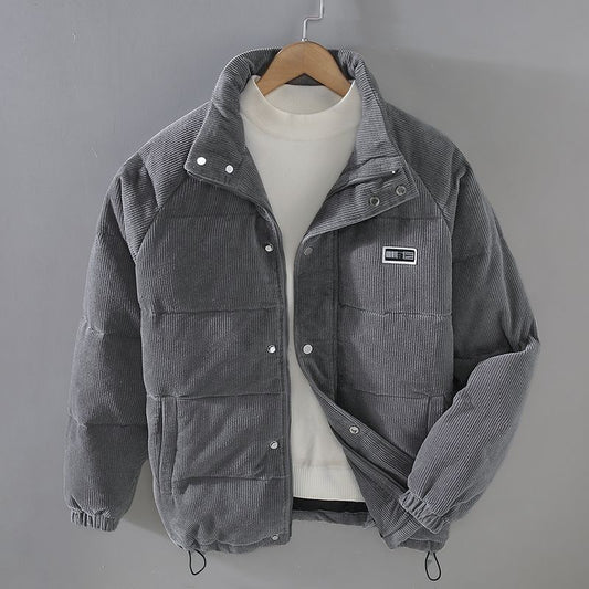 Rustic Textured Cotton Jacket - VibreMode