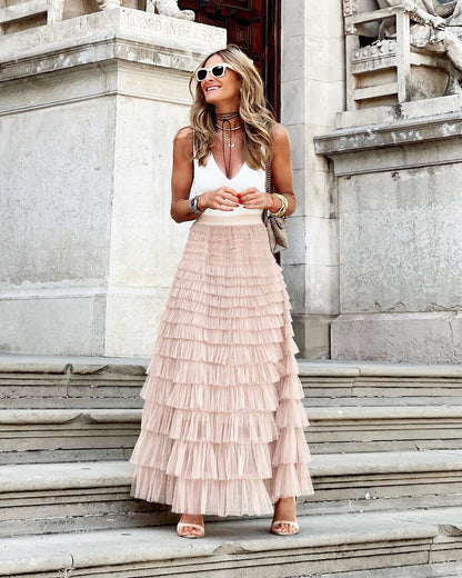 Women's Autumn Tulle Skirt