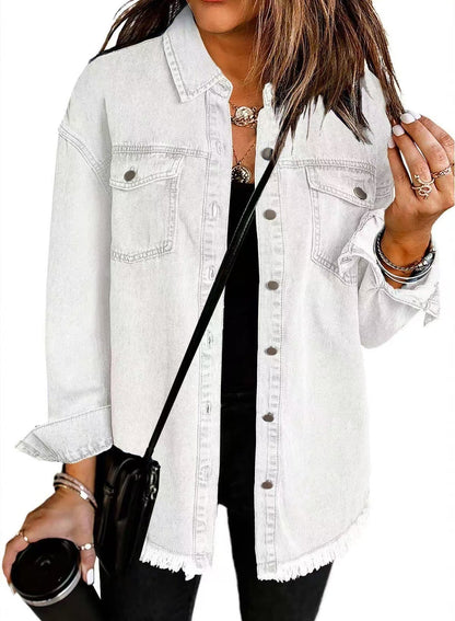 Women's Button Down Casual Jacket