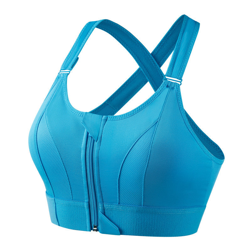 Women's Comfort Bra Zip-Front Supportive