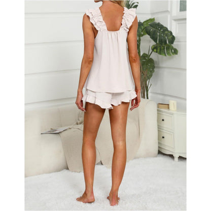 Women's Lounge Set Sleeveless and Shorts