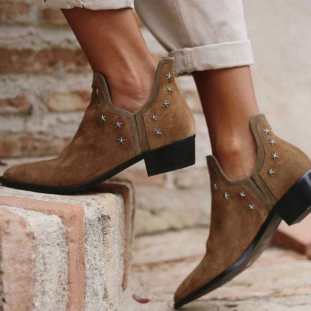 Studded Western Boots