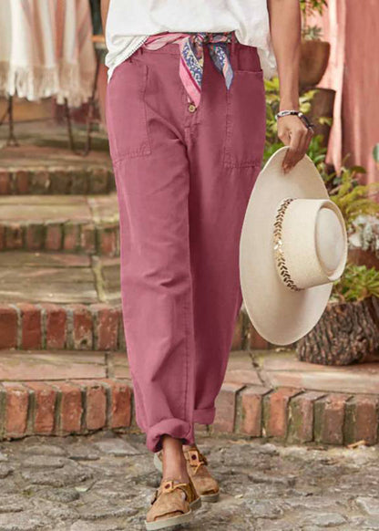 Elegant Women's Relaxed Fit Trousers