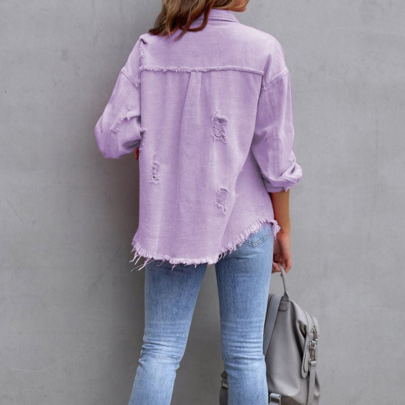 Women's Button Down Jacket Vintage Style