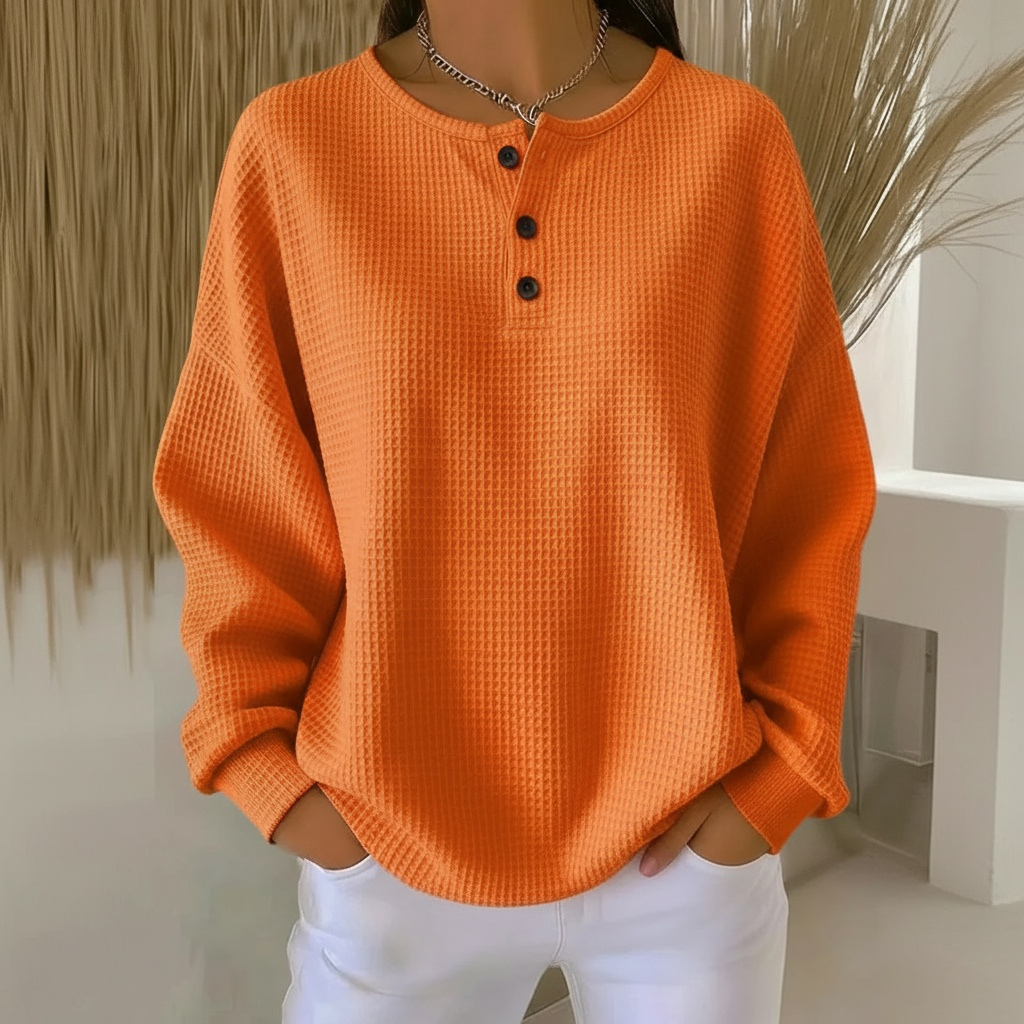 Women's Waffle Knit Sweater Cozy - VibreMode