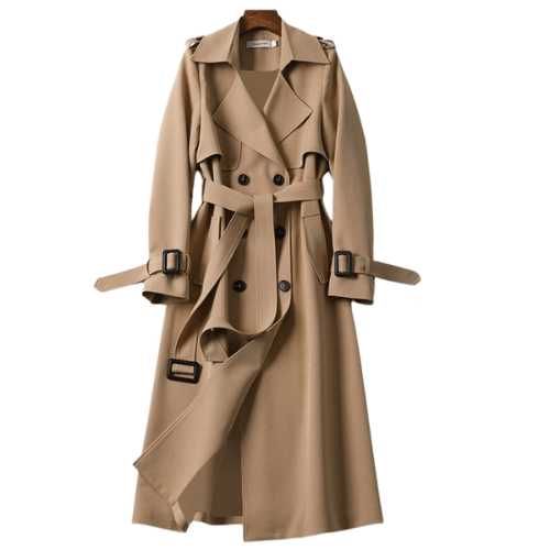 Women's Trench Coat Timeless Water Resistant Beige - VibreMode