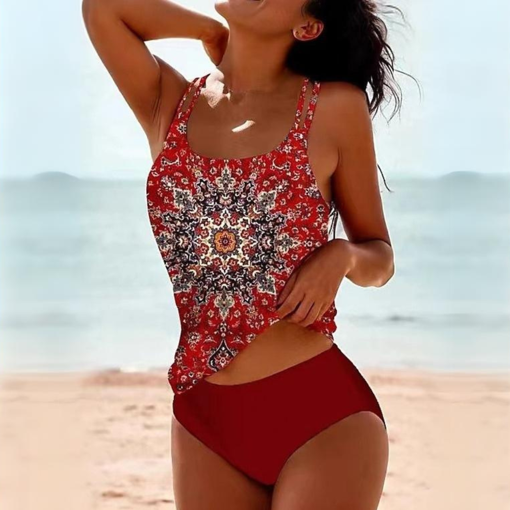 Women's Swimwear Set Graphic Print