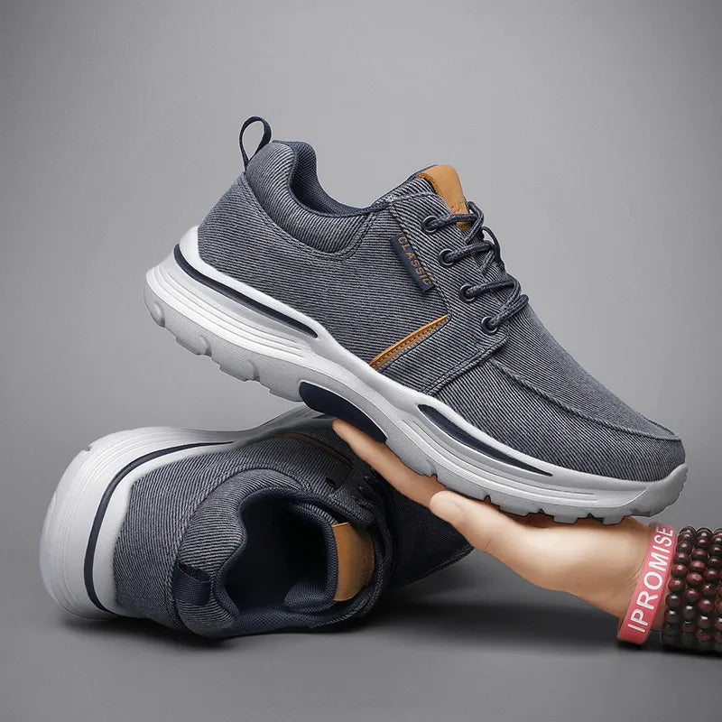 Comfortable Men's Walking Shoes with Arch Support and Cushioning