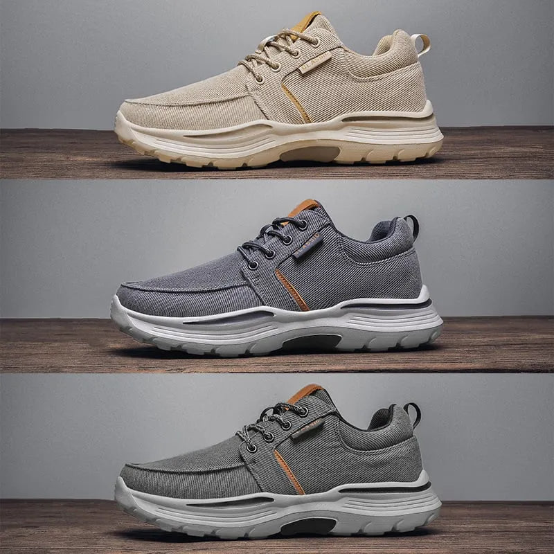 Comfortable Men's Walking Shoes with Arch Support and Cushioning