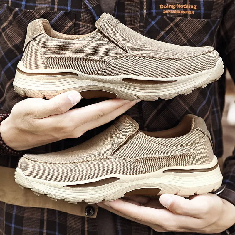 Comfortable Men's Walking Shoes with Arch Support and Cushioning
