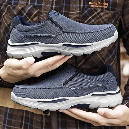 Comfortable Men's Walking Shoes with Arch Support and Cushioning